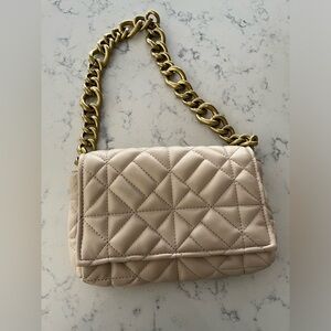 NWOT ZARA CREAM SHOULDER BAG